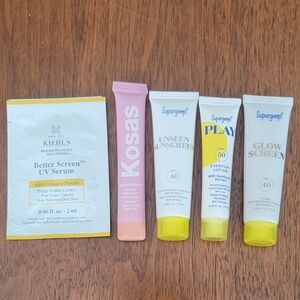 Sunscreen samples - 5 pcs.
